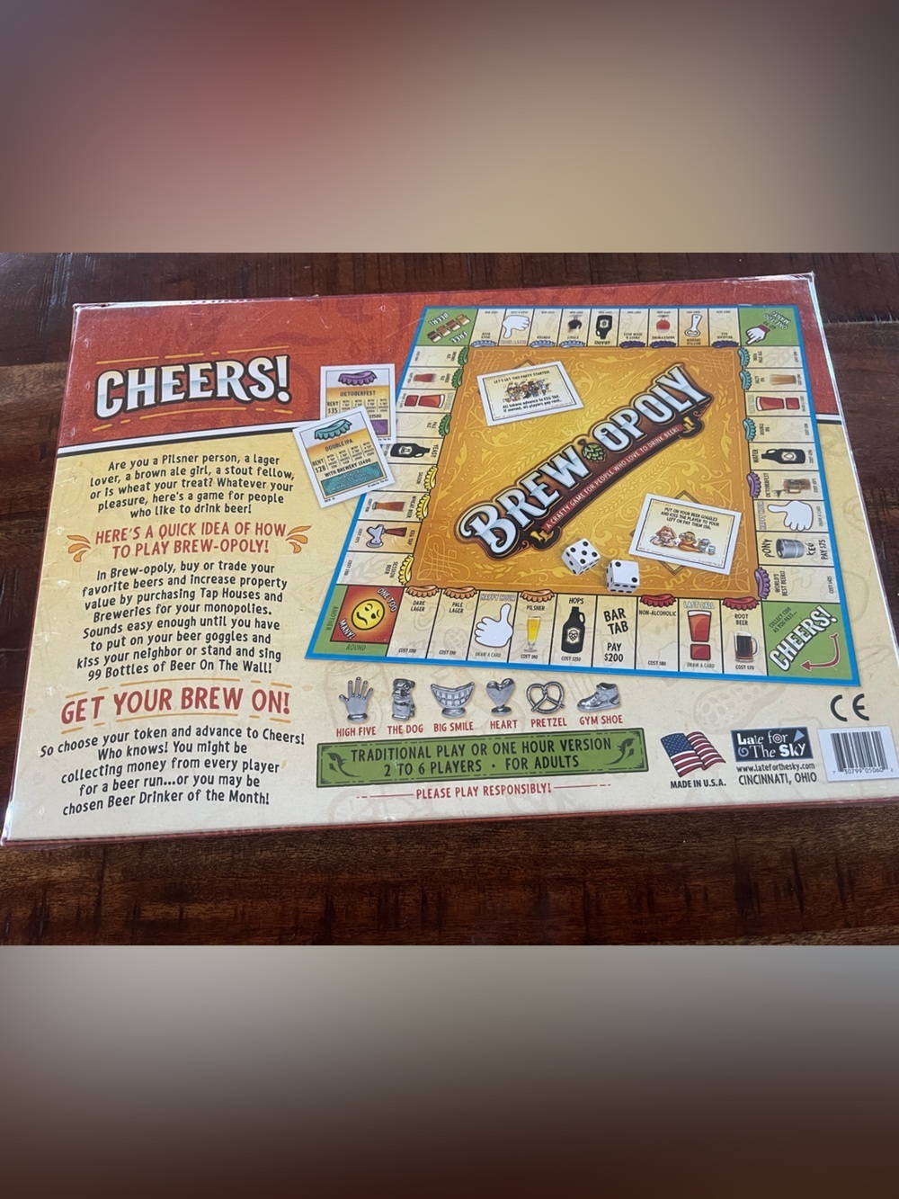 Brew-opoly Board Game - Picture 2 of 2